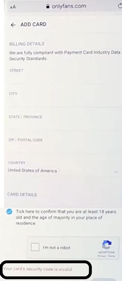 amex onlyfans|How Do I Fix OnlyFans Transaction Error and Pay with Any Card